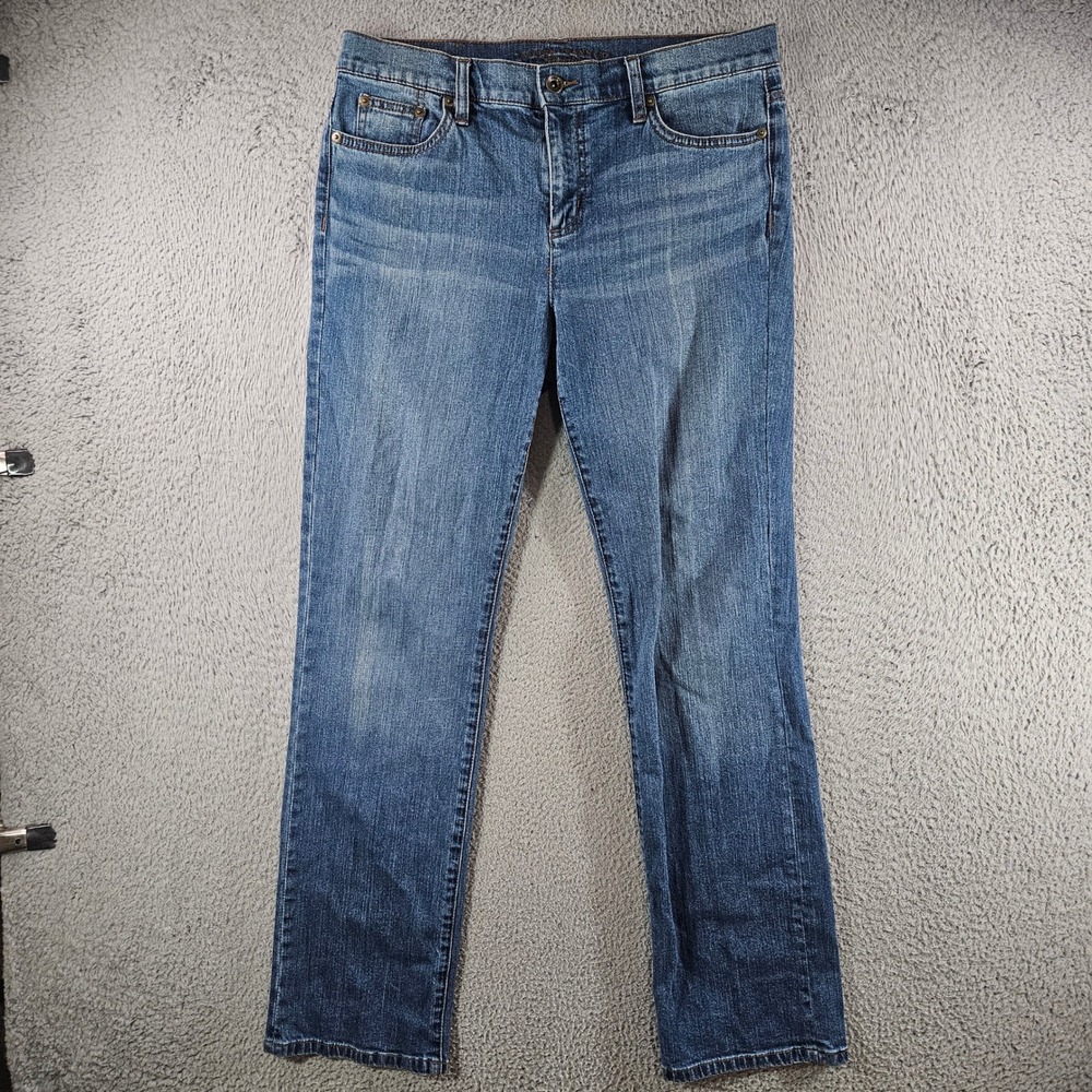 Lauren Ralph Lauren Jeans Co Premium Classic Straight Leg Blue Jeans Womens 10